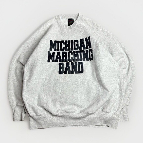 Soffe Other - Vintage University Michigan Marching Band Crewneck Sweatshirt Mens XXL Gray 90s